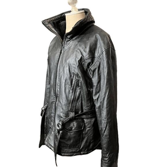 Wilda New York Women's Classic Leather W/Fur Lining / Sz: L - Picture 8 of 12